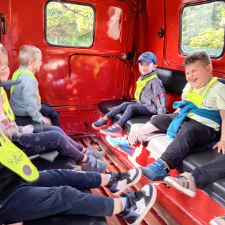 Návštěva u hasičů