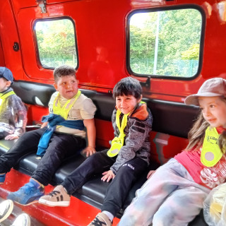 Návštěva u hasičů